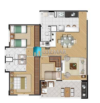 Apartamento, 3 quartos, 87 m² - Foto 34