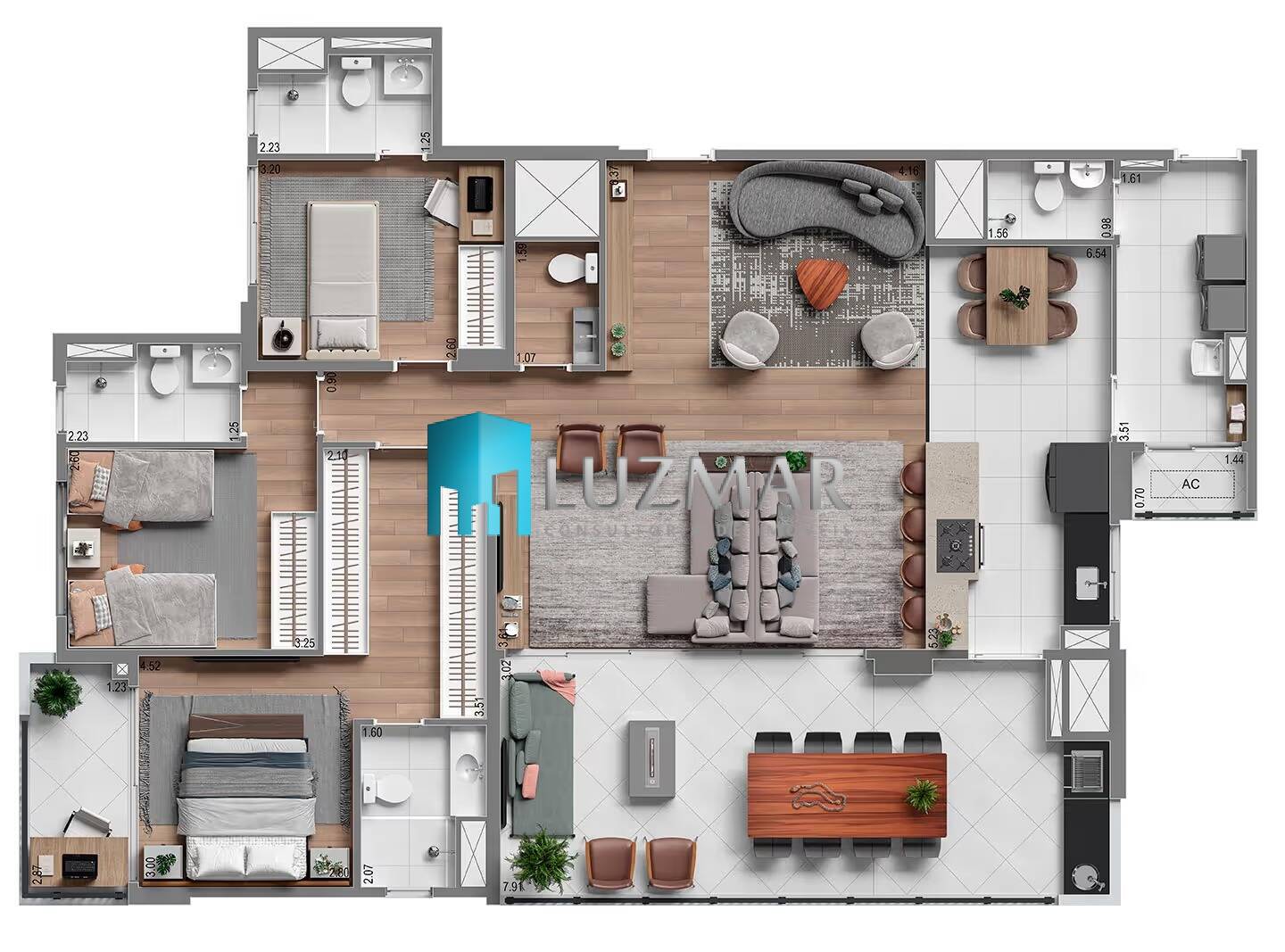 Apartamento, 3 quartos, 141 m² - Foto 40