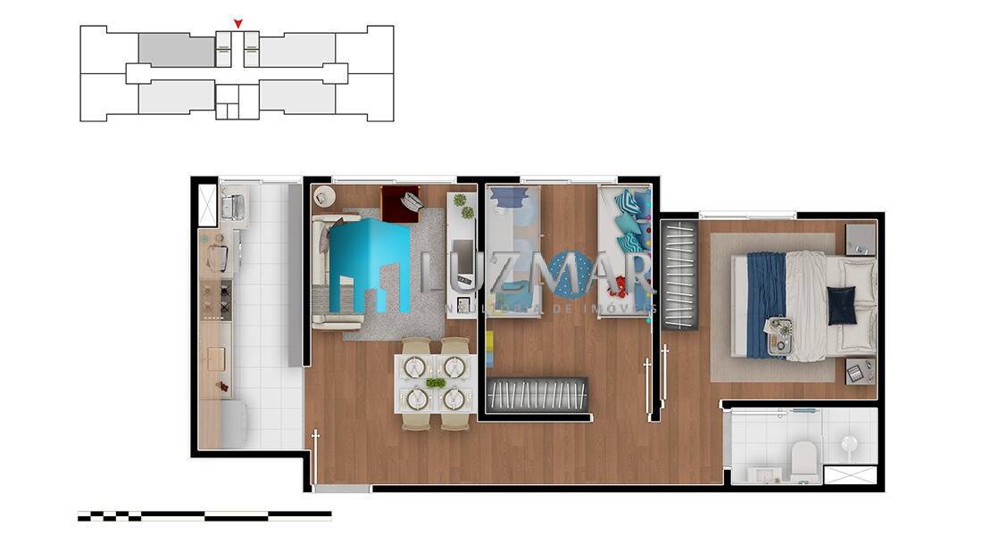 Apartamento, 2 quartos, 48 m² - Foto 26